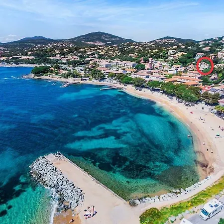Appt vue mer Golfe de Saint-Tropez Les Issambres Extérieur photo
