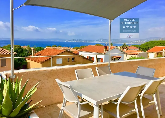Appartement Avec Splendide Vue Mer, A 200 M De La Plage, Golfe De Saint-Tropez